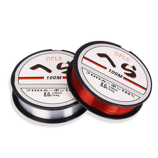 Premium Japanese Nylon Fishing Line - 100M Transparent High-Strength Main Line for Freshwater and Saltwater Fishing